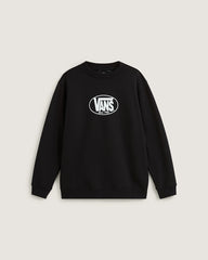 Kids Classic Oval Crew Sweatshirt in Black | Vans on sale