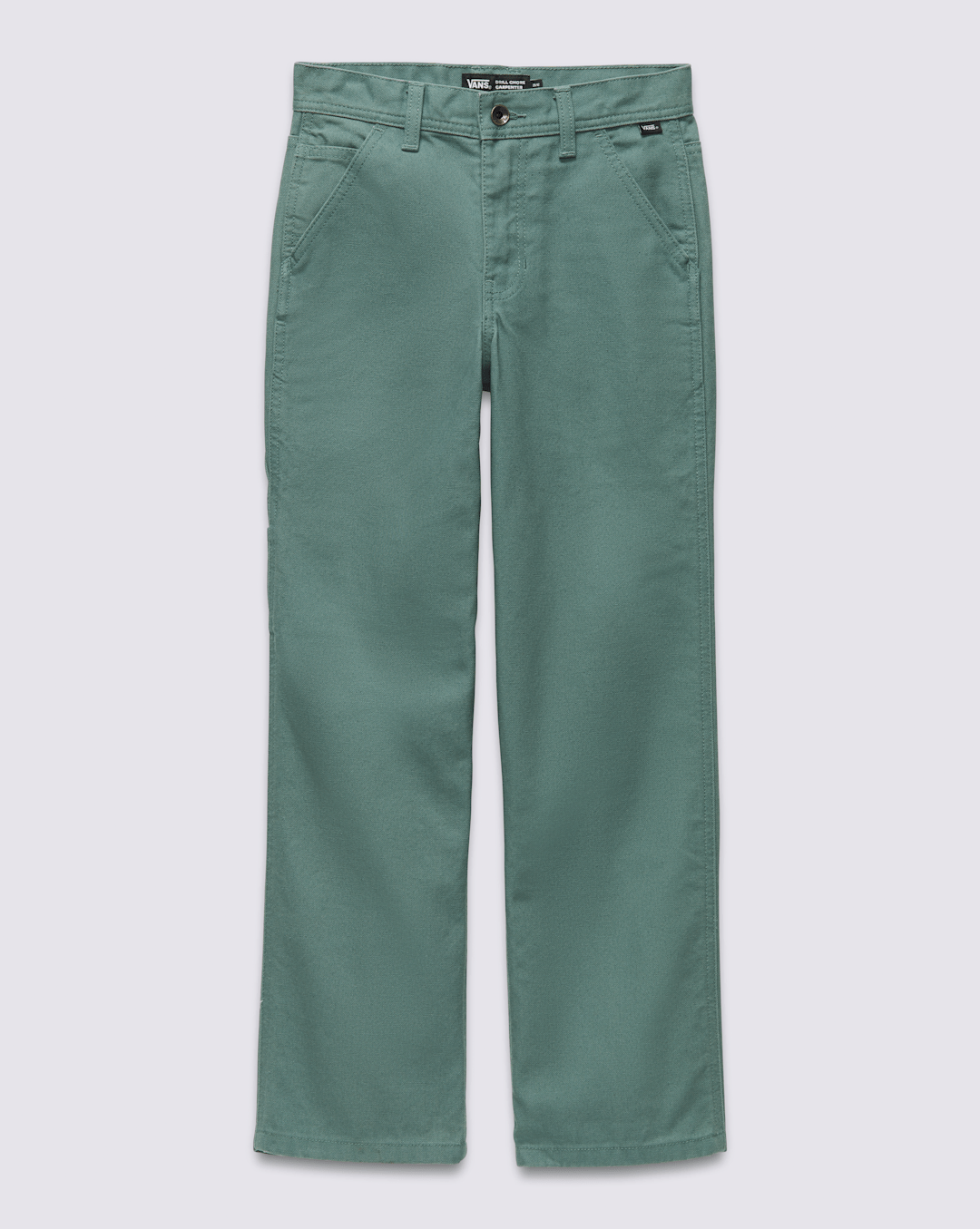 Kids Drill Chore Carpenter Pants in Dark Forest Green | Vans near me