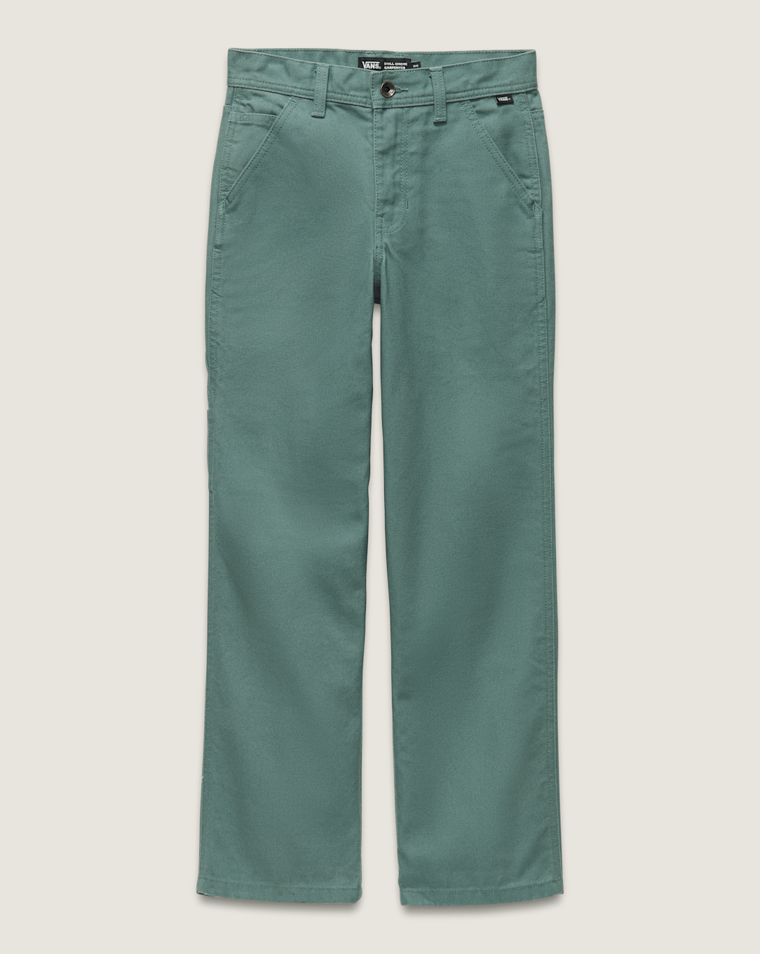 Kids Drill Chore Carpenter Pants in Dark Forest Green | Vans near me