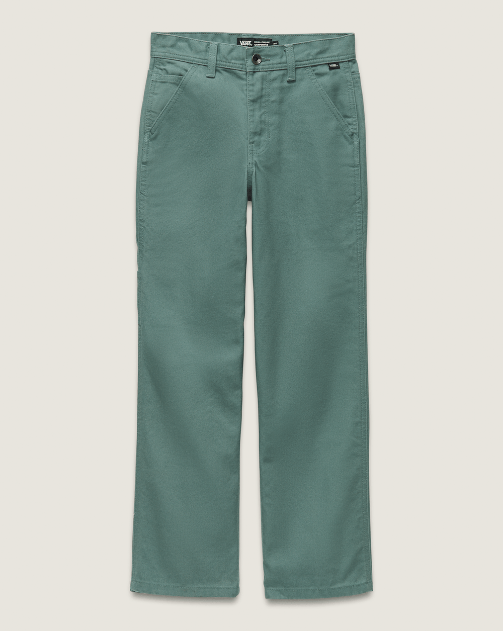 Kids Drill Chore Carpenter Pants in Dark Forest Green | Vans near me