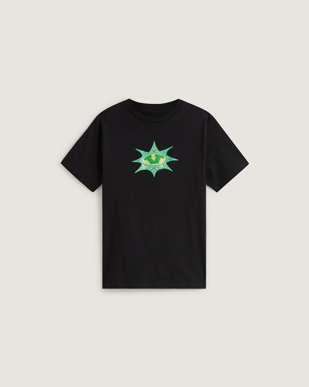 Kids Star Checker T-Shirt in Black | Vans on sale