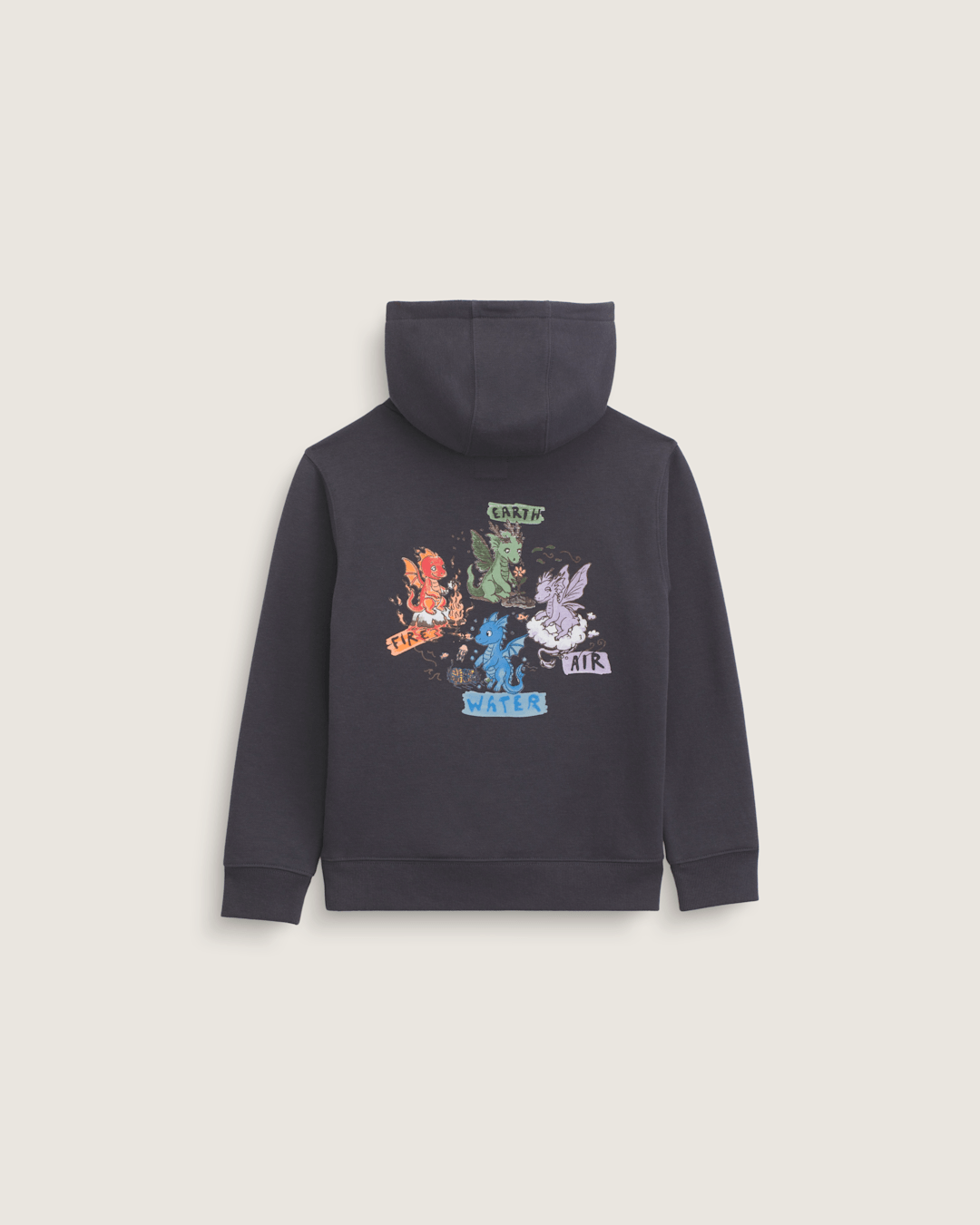 Little Kids Dragon Elements Pullover Sweatshirt in Charcoal Grey | Vans discount