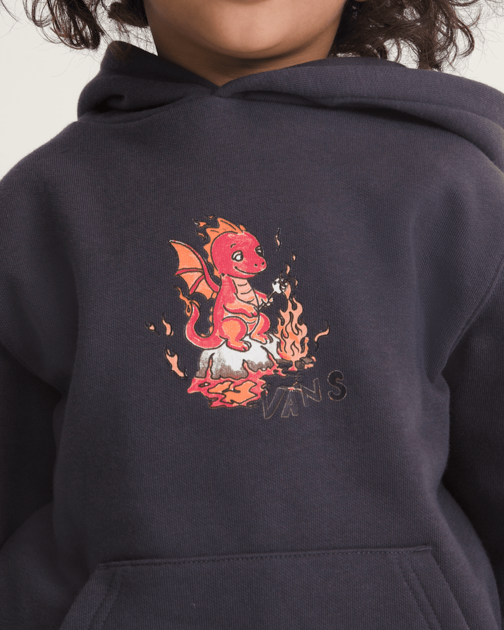 Little Kids Dragon Elements Pullover Sweatshirt in Charcoal Grey | Vans discount
