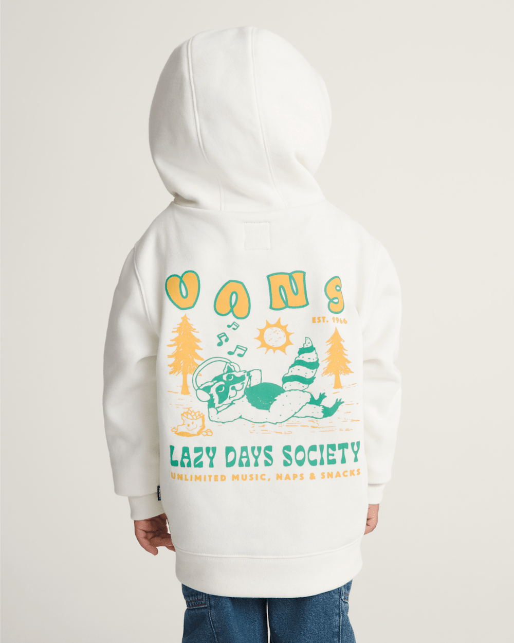 Little Kids Lazy Daze Pullover Sweatshirt in Marshmallow White | Vans discount