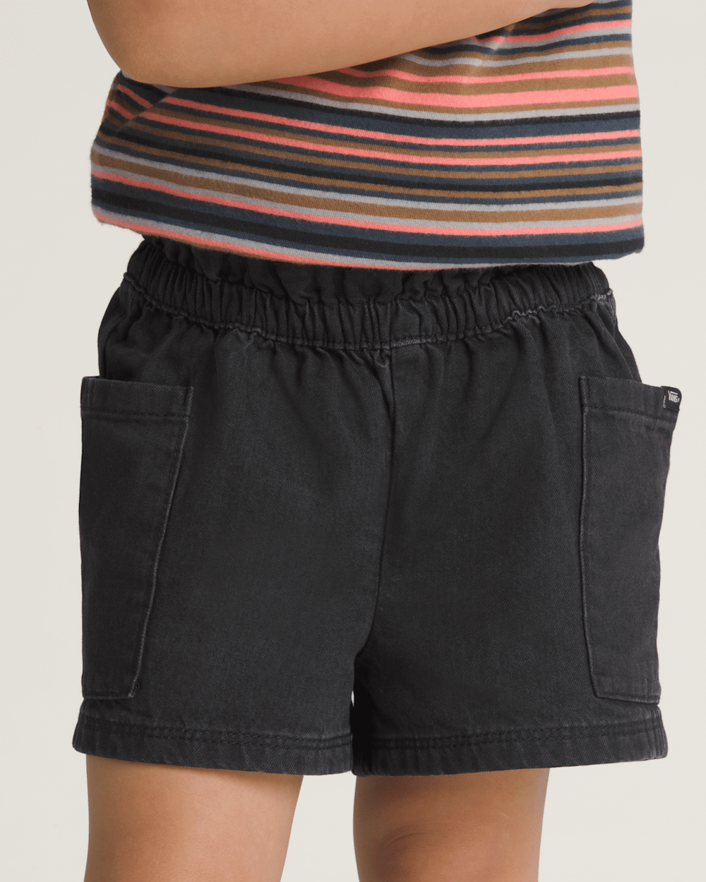 Little Kids Joy Ruffled Shorts in Black | Vans outlet