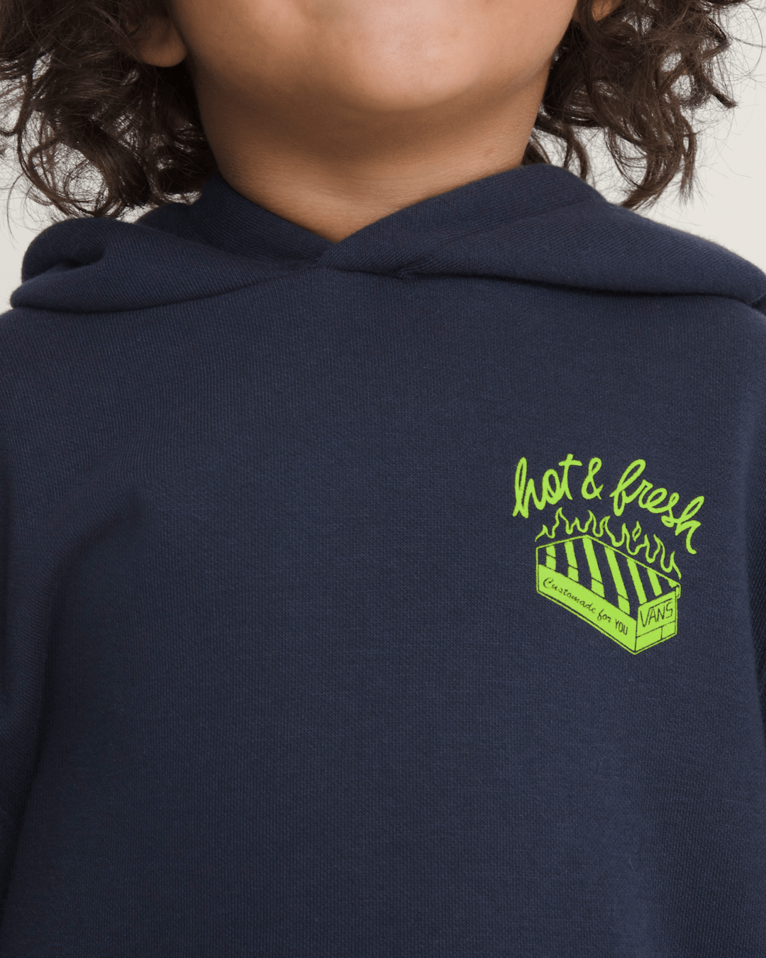 Little Kids Hot and Fresh Pullover Sweatshirt in Parisian Night Blue | Vans sale