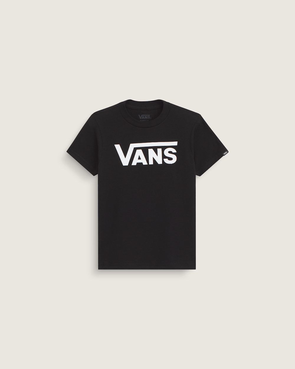 Toddler Vans Classic Kids Black/White T-Shirt | Vans outlet
