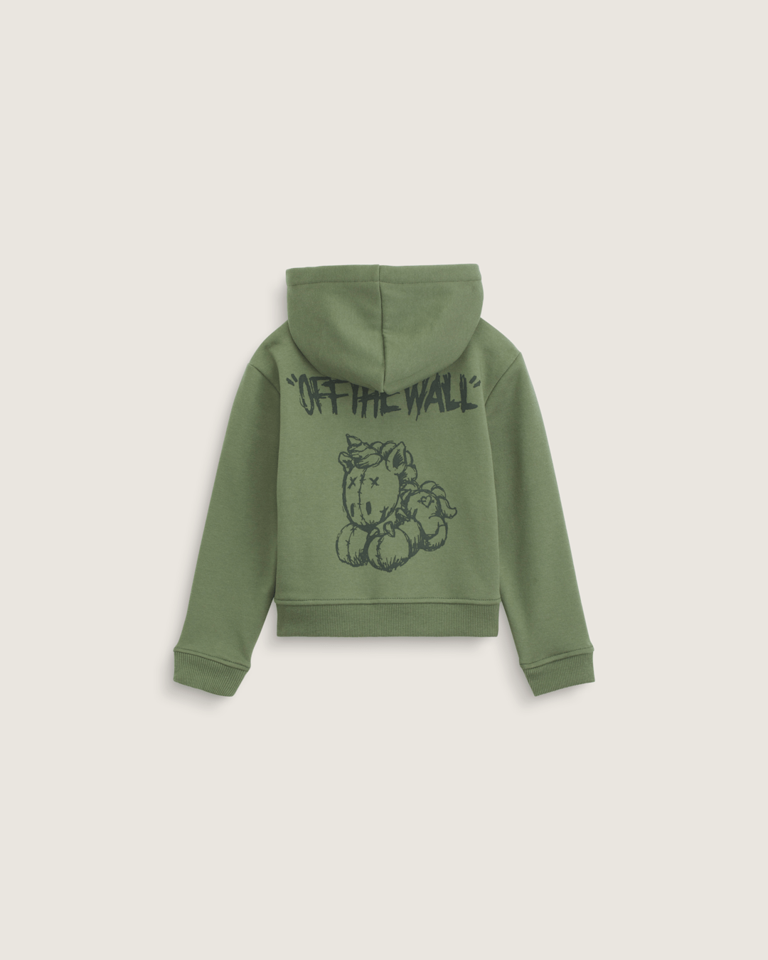 Little Kids Unicorn Zip Hoodie in Pine Forest Green | Vans near me
