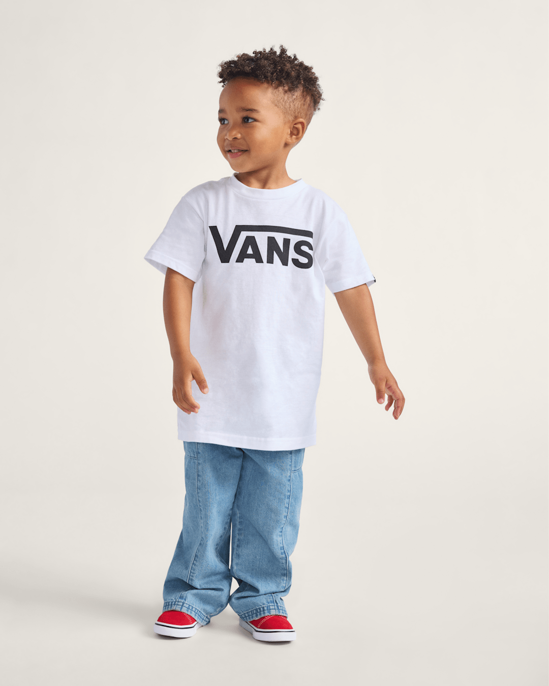 Little Kids Naithin Denim Pants in Stonewash Blue | Vans outlet