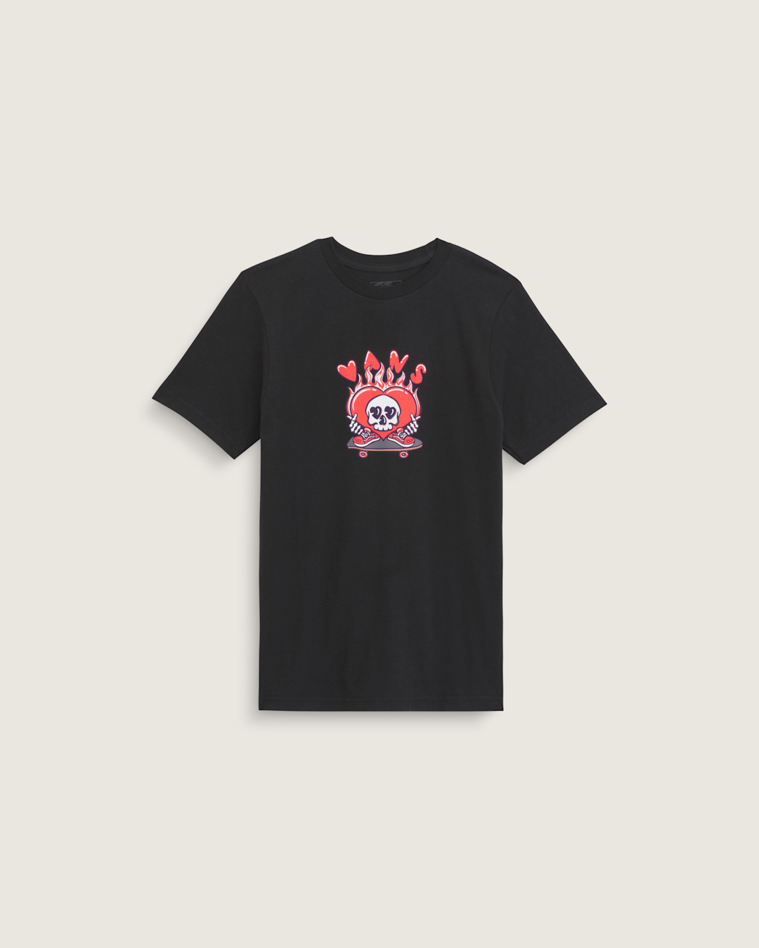 Kids Wheely Love Vans T-Shirt in Black | Vans sale