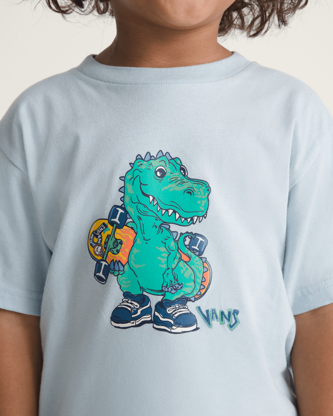 Little Kids Prehistoric Skater T-Shirt in Dawn Mist | Vans on sale