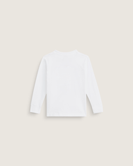 Little Kids Sun Dip Long Sleeve T-Shirt in White | Vans discount