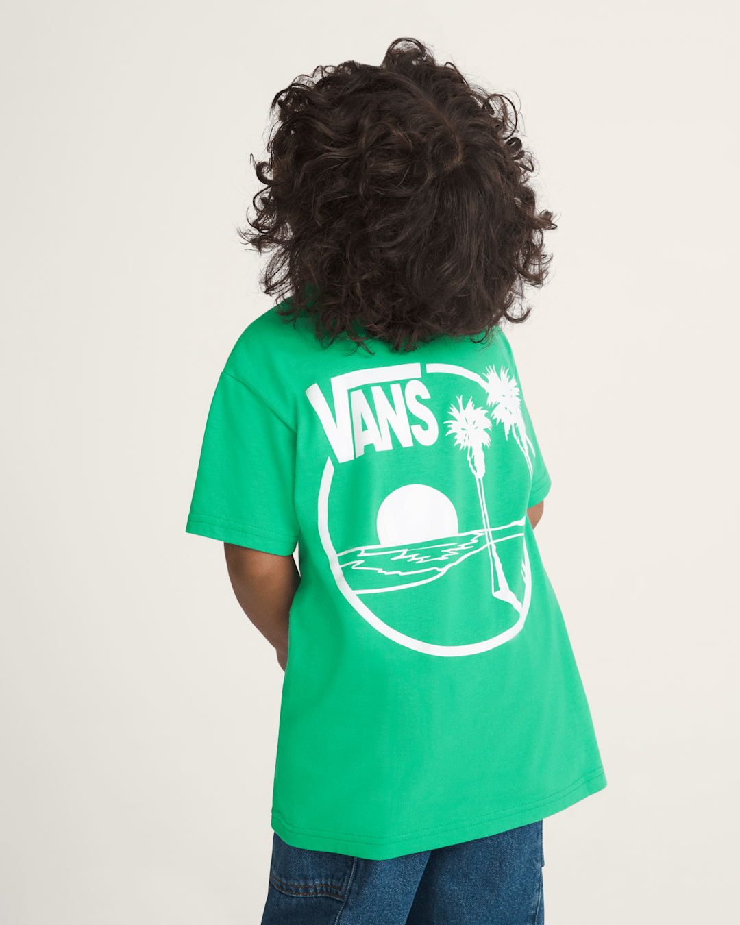 Little Kids Sano T-Shirt in Vivid Verdant Green | Vans online