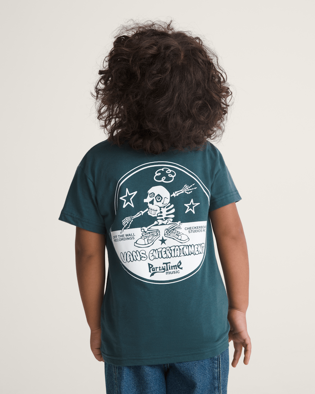 Little Kids Vans Entertainment T-Shirt in Mossy Olive Green | Vans outlet