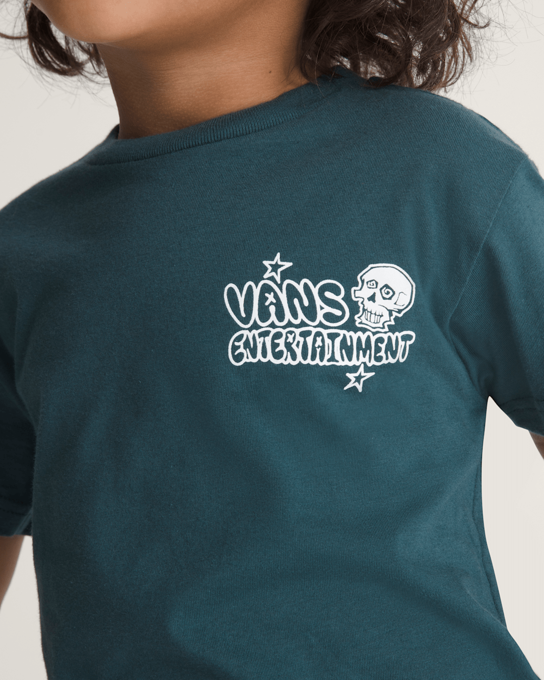 Little Kids Vans Entertainment T-Shirt in Mossy Olive Green | Vans outlet