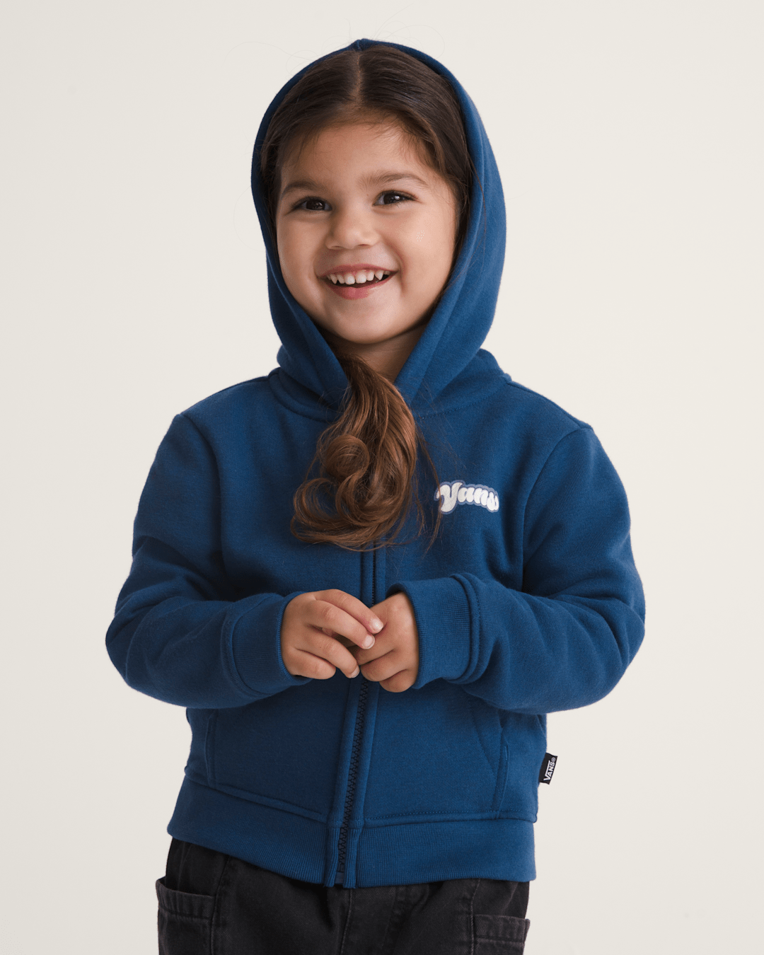 Little Kids Sundip Zip Hoodie in Deep Indigo Blue | Vans near me