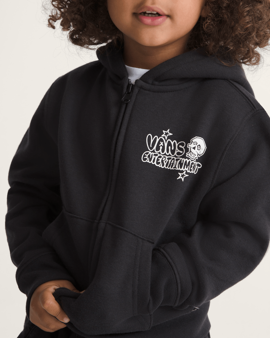Little Kids Vans Entertainment Zip Hoodie in Black | Vans sale