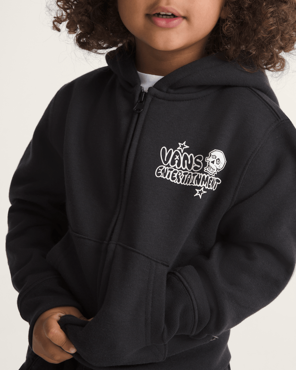 Little Kids Vans Entertainment Zip Hoodie in Black | Vans sale