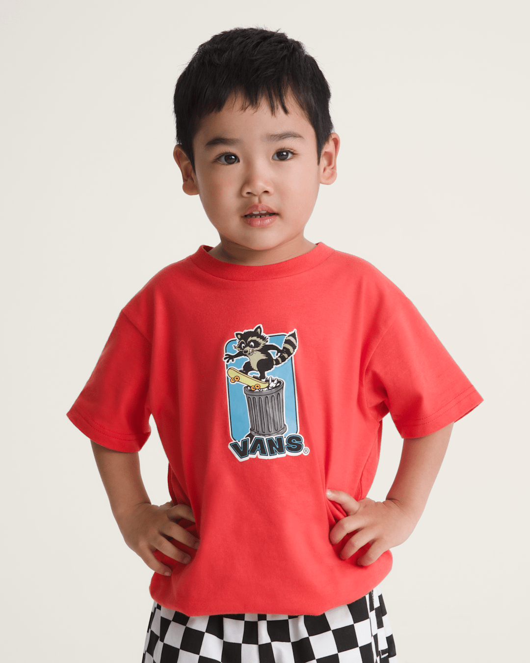 Little Kids Little Kids Trash Tricks T-Shirt in Crimson Haze | Vans on sale