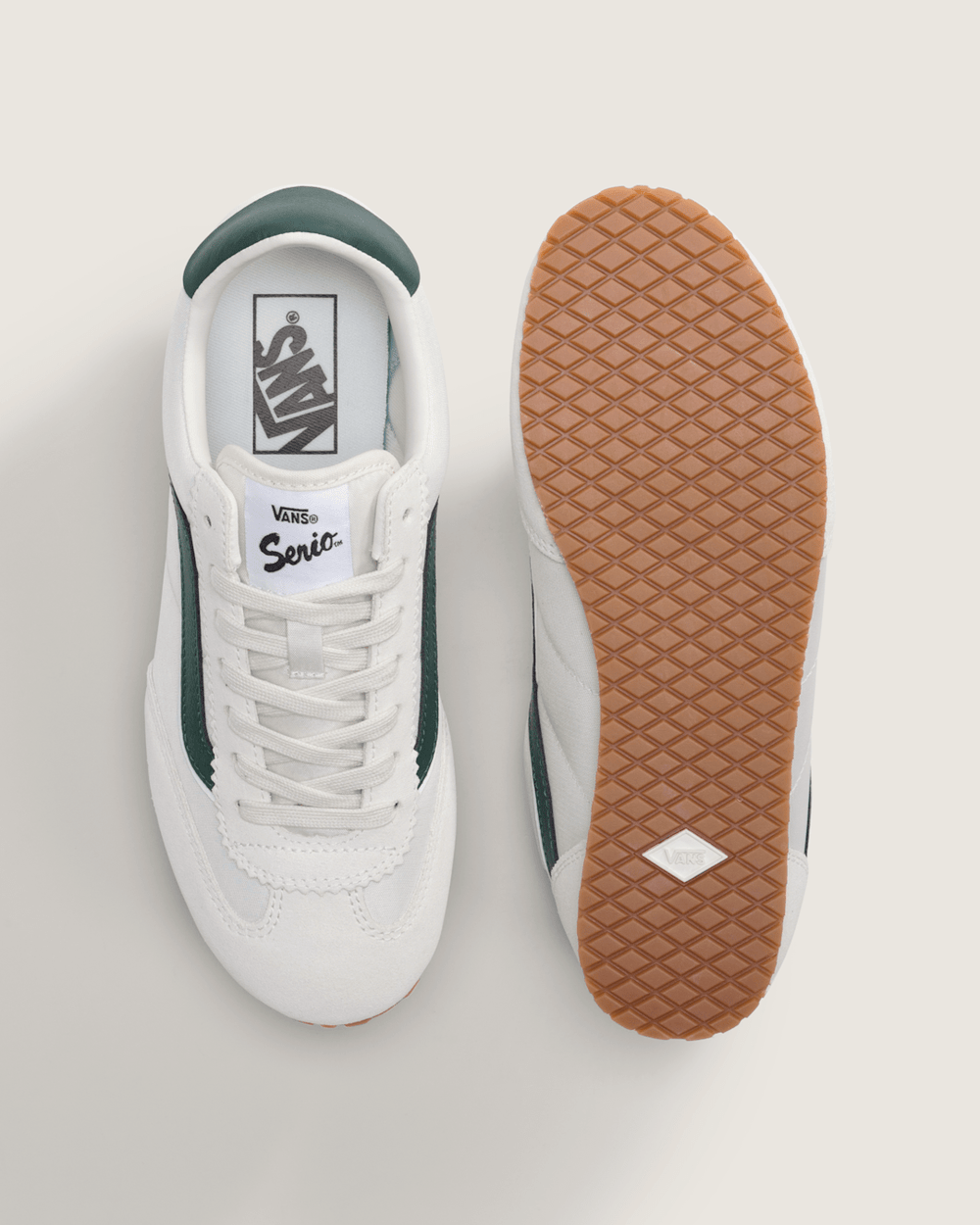 Super Lowpro Shoe in Marshmallow White / Emerald Green | Vans online