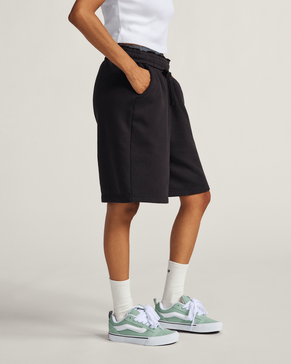 Knu Skool Shoe in Grey Olive Green | Vans near me