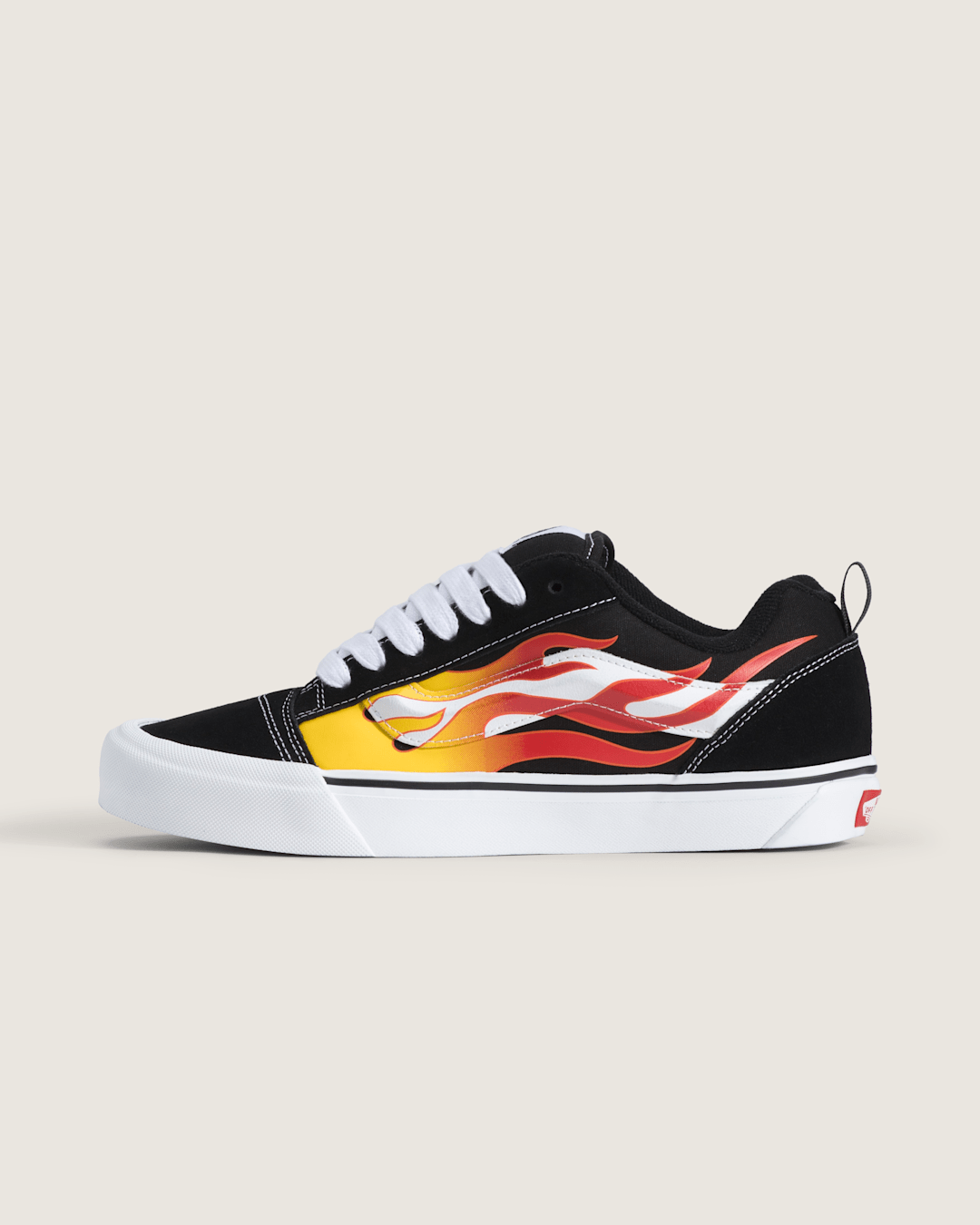 Knu Skool Shoe in Black / Red | Vans near me