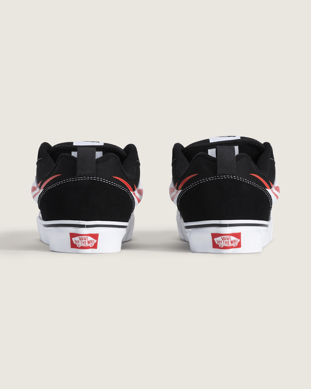 Knu Skool Shoe in Black / Red | Vans near me