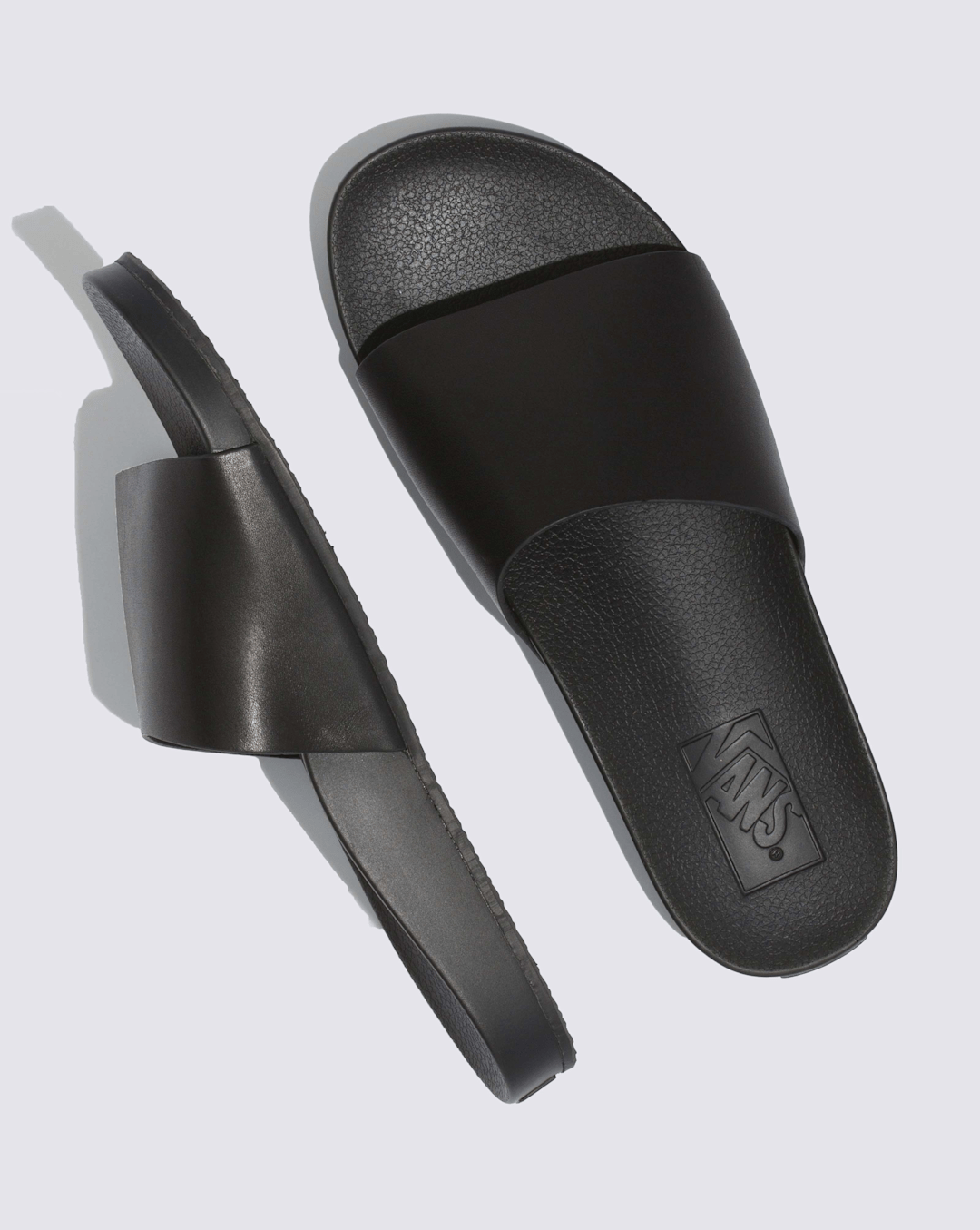 Decon Slide Leather Black Surf Sandals | Vans near me
