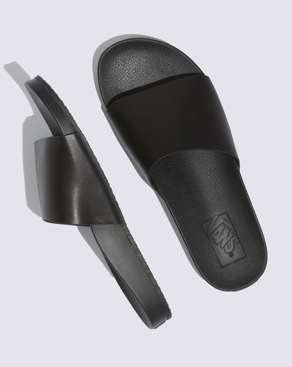 Decon Slide Leather Black Surf Sandals | Vans near me