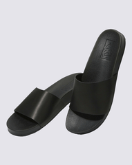 Decon Slide Leather Black Surf Sandals | Vans near me