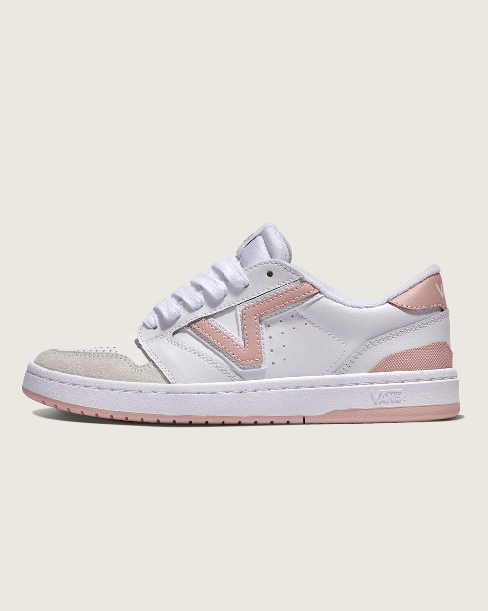 Lowland 2.0 Shoe in White / Sepia Rose Pink | Vans discount