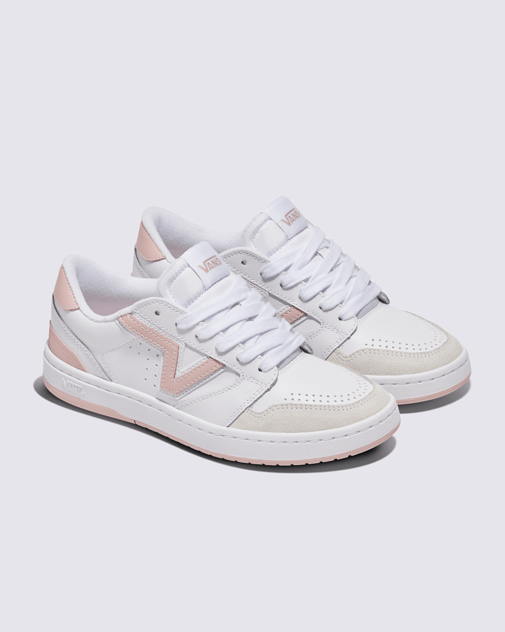 Lowland 2.0 Shoe in White / Sepia Rose Pink | Vans discount