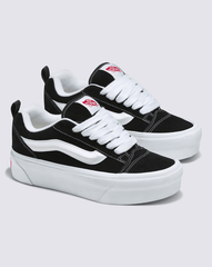 Knu Stack Shoe in Black / True White | Vans on sale