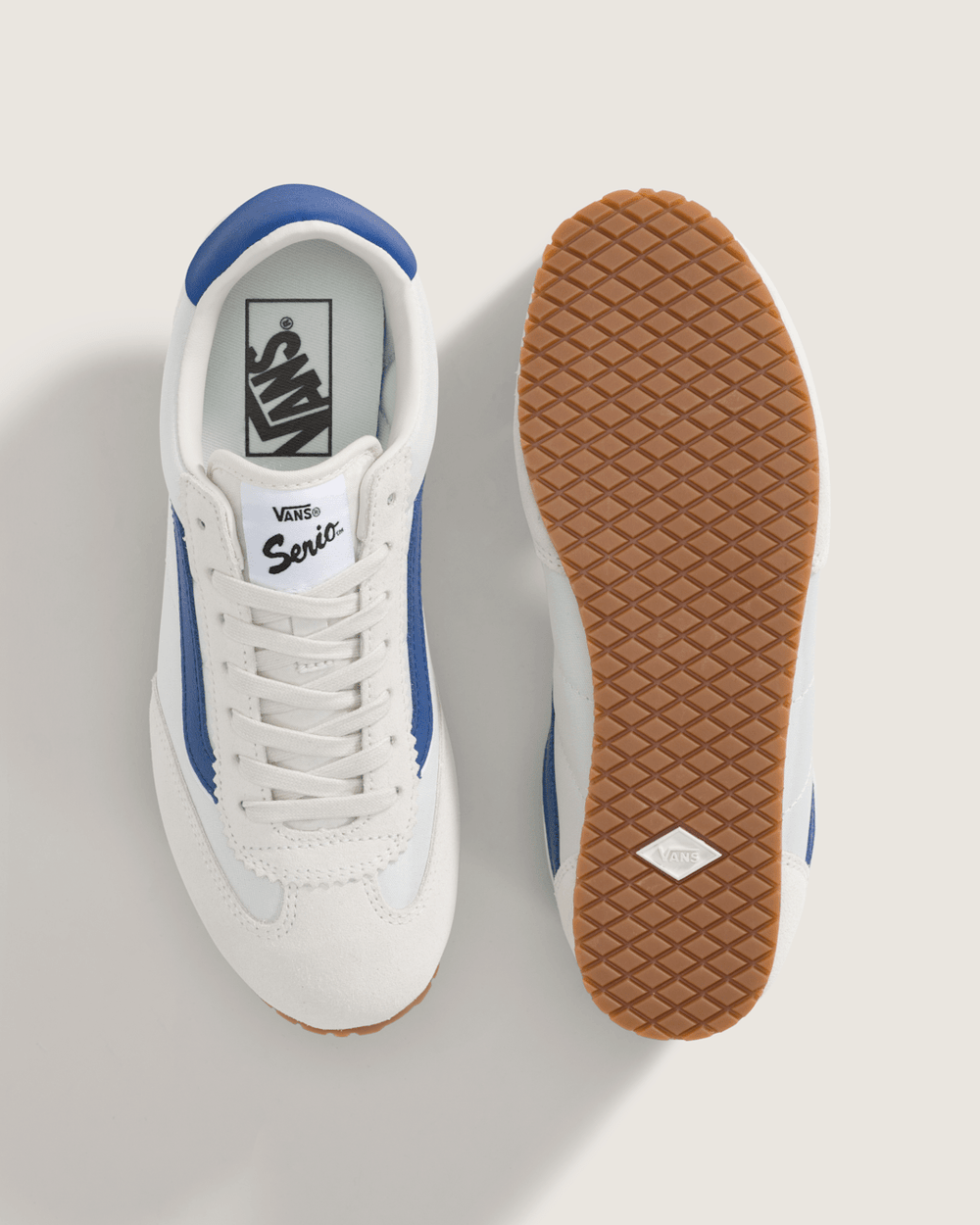 Super Lowpro Shoe in Marshmallow White / True Blue | Vans on sale
