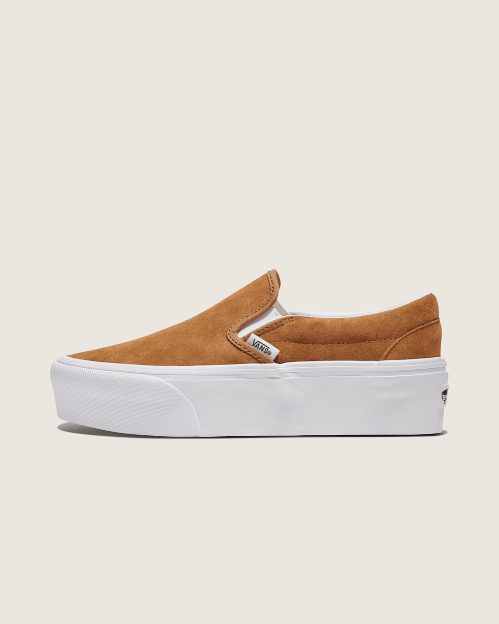 Classic Slip-On Platform Shoe in Chipmunk Brown | Vans outlet