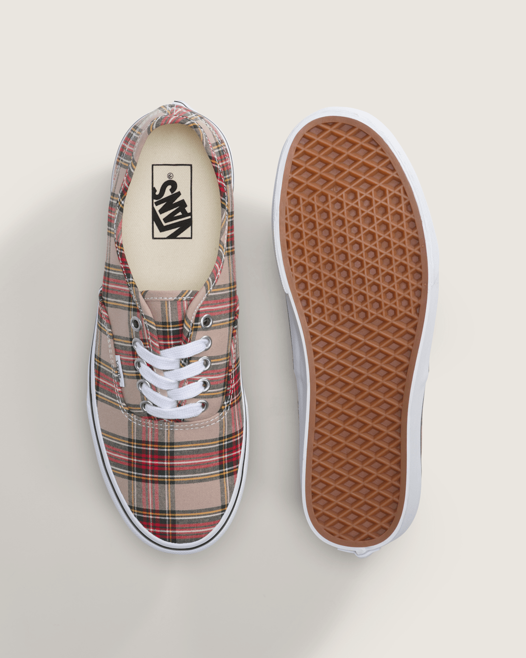 Authentic Shoe in Brown / Red | Vans discount