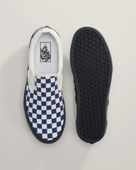 Classic Slip-On Checkerboard Shoe in Checkerboard Deep Twilight Blue | Vans on sale