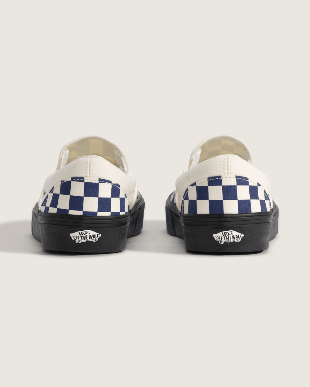 Classic Slip-On Checkerboard Shoe in Checkerboard Deep Twilight Blue | Vans on sale